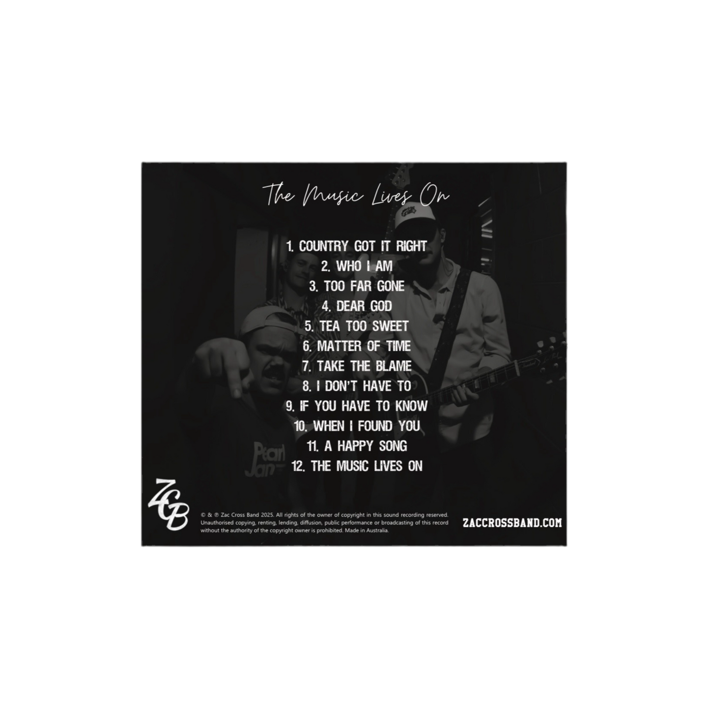 The Music Lives On (Album) - CD