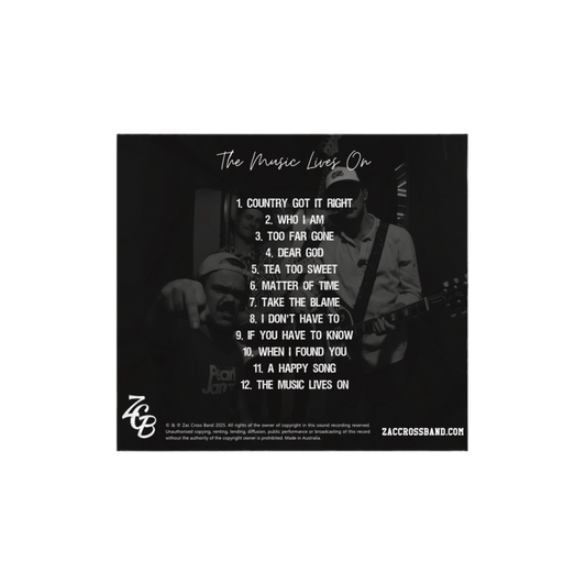 The Music Lives On (Album) - CD