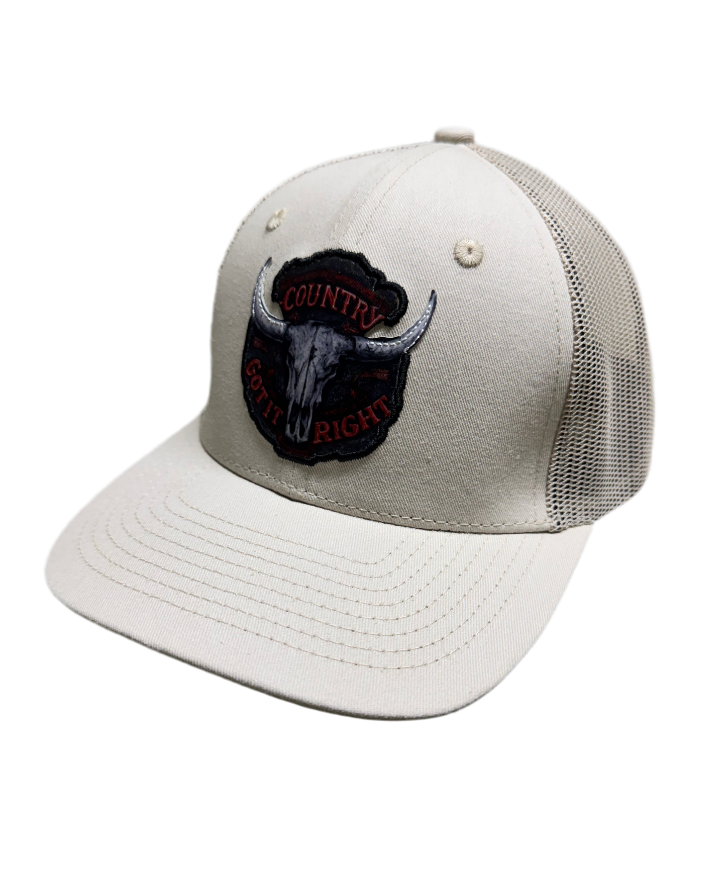 Country Got It Right TRUCKER CAP -  Bone
